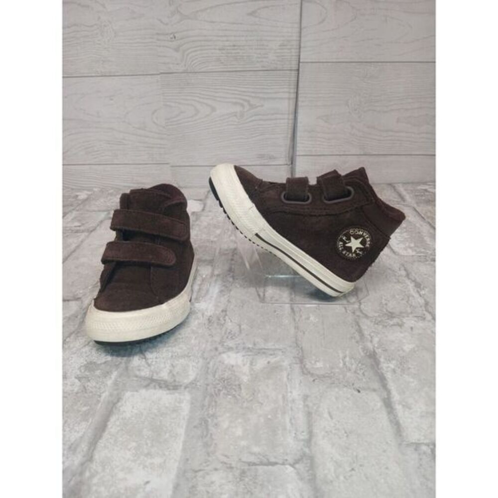 Converse All Star Children's Size 4 Brown Suede High Tops
